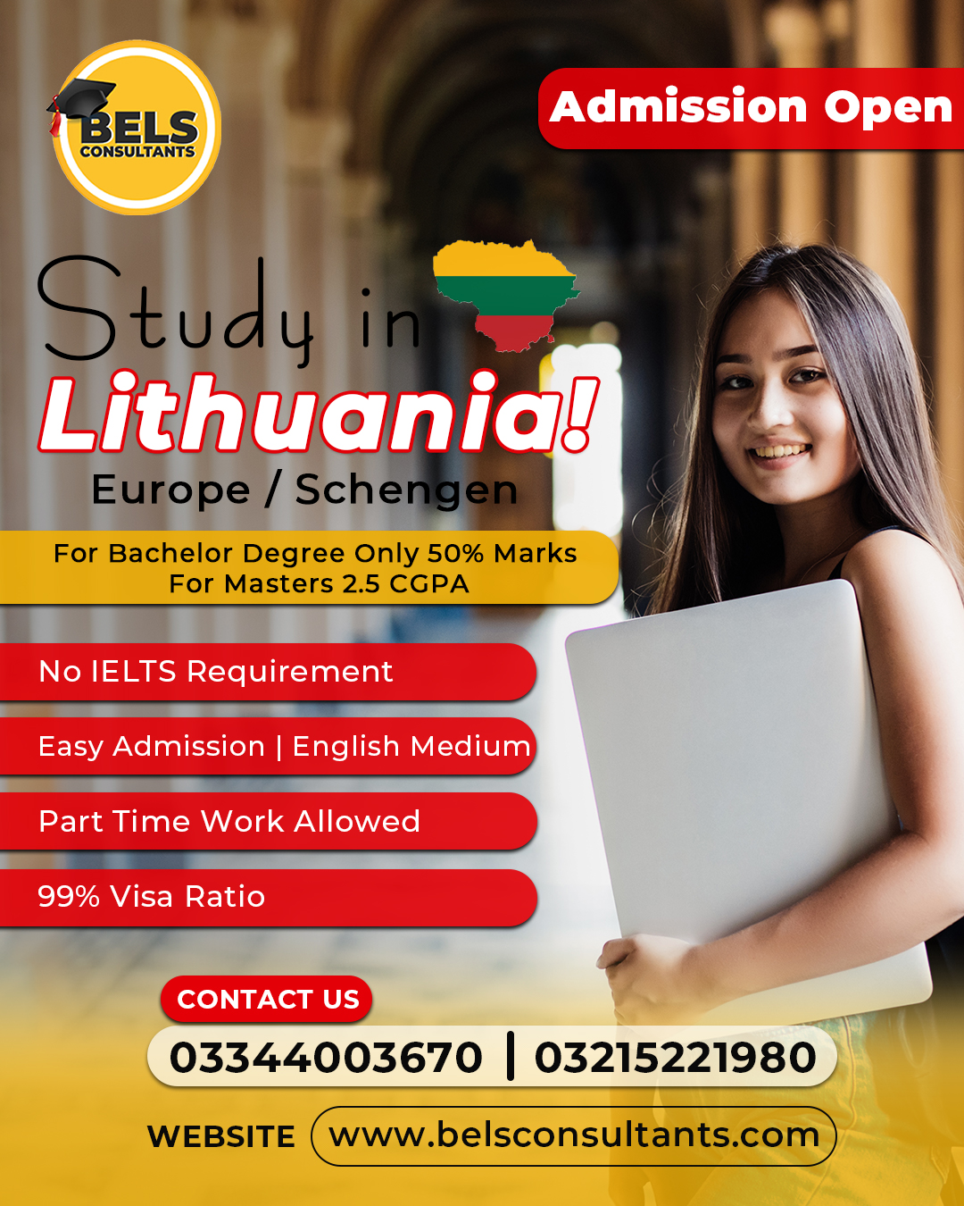 Study in Lithuania & Schengen 2026